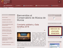 Tablet Screenshot of cpmusicamurcia.com